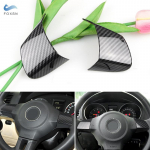Auto Styling ABS s&uuml;sinikkiust tekstuuriga roolipaneeli katte trimm VW Golf 6 MK6 Bora Eos Polo Jetta Caddy jaoks