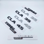 2017 Must H&otilde;bedased T&auml;hed CLA35 CLA45 Turbo 4matic+ Embleem Mercedes Benz AMG Auto Poritiivale Pagasiruumile Tagumisele C118 W117 Logo CLA 35 h&otilde;be