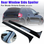 For Skoda Octavia Estate 2014- Auto varuosad Canard Splitter Pair tagaakna k&uuml;lgspoiler tiiva l&auml;ige