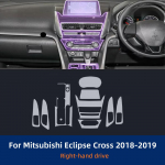 Mitsubishi Eclipse Cross 2018- jaoks Navigatsiooniekraan K&auml;igukast Autode Interj&ouml;&ouml;r TPU Kaitsekile Kriimustusvastane Kleebis right side steering