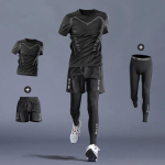 3-5 tk meeste j&auml;&auml;kiust kiiresti kuivav t&auml;iskomplekt/&uuml;likond jooksmiseks, fitnessiks, maratoniks, treeninguks, rattas&otilde;iduks, jooksmiseks, j&otilde;usaaliks, dressip&uuml;ksid L black