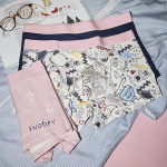 Gukoo Snoopy Puuvillased Alusp&uuml;ksid 3-pakk L