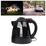 Kettle, Car Heating Cup Heated Pot for Self Driving tour Black 12V 150W