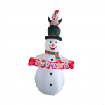 Christmas Decor Inflatables Weatherproof Blow up Snowman Inflatable for Outside 2.4m Snowman
