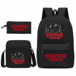 StrangerThings Tr&uuml;kitud seljakott+pinal+&otilde;lakott KTB 45*32*13cm