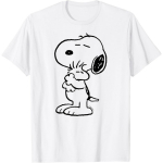 P&auml;hklid - Snoopy armastab Woodstocki T-s&auml;rk S valge