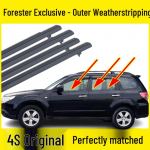 Veekindel Kummist Tihendusriba Subaru Forester 08-12 Akna Ukse jaoks Left Rear Door [High Quality]