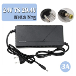 12V/24V Autolaadija Elektrijalgratta Laadija 2A/3A/5A Sobib liitiumakuplokkidele, energiasalvestusseadmetele ja s&otilde;idukis laadimiseks 24V 7S 29.4V 5A