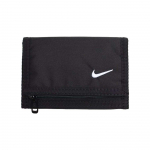 Nike Logo Lihtne Nailonrahakott Keskmine Meeste Rahakotid Must AC2351-001 Black
