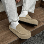 2026 Laisad poolpapud Kingad Retro Mitmek&uuml;lgsed Ameerika Muller Meeste Kingad Suede 38 kollane