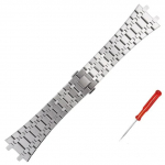 316L roostevabast terasest kellarihm AP 15400 Audemars Piguet Royal Oak GA2100 2110 rihmadele H&otilde;bedane veekindel k&auml;ev&otilde;ru 21mm 26mm 21mm h&otilde;be