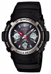 Casio p&auml;ikesetoitega kell Must G-Shock Raadiojuhitav AWG-M100-1AJF must