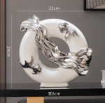 Hiina Koi Kala Meelitab Rikkust Keraamilised Aksessuaarid Kontor Kohvik Lauaskulptuur K&auml;sit&ouml;&ouml; Kodu Elutuba Raamaturiiul Figuurid Dekoratsioon