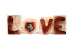 Border Terrier - wooden LOVE sign, interior decoration with a dog, charming ornament for the shelf by Art-Dog brand
