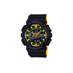 CASIO Meeste vedelkristall/analoog topeltn&auml;iduga seeria Must k&auml;ekell GA-110BY-1A GA-110BY-1A Black Strap