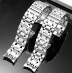 Klassikaline 316L roostevabast terasest kellarihm, sobib Tissot Couturier T035 &ndash; 18mm 22mm 23mm 24mm, H&otilde;bedane Kumer T&auml;islinkidega K&auml;ev&otilde;ru 18mm h&otilde;be