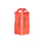 Stone Island S&uuml;gis/Talv 23 Marina Seeria V&auml;rviplokk Quilditud T&otilde;mblukuga Kapuutsiga Vest Meeste vest Oranž 7915G09X2-V0037 S