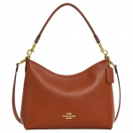 Coach Laurel 31 Logo Riistvara Sile Kivi Nahast Crossbody &Otilde;lakott Suur Naiste kotid Pruun CBG99-IMTN2 Basic Set (Bag+Dust Bag)