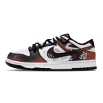 Nike Dunk Serpent Lucky Abrasion Resistant Lightweight Low top Skateboard Shoes Unisex Black Red DD1391-100(Team244-) 43