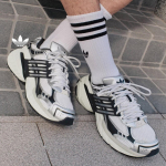 Adidas ADISTAR XLG Klassikalised Paksude &Auml;&auml;ristega K&otilde;rged Isa Kingad - Ametlik Adidas Kolmev&auml;rviline IH3381 35.5 valge