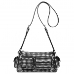 Michael Kors Dakota N&otilde;elakujundusega H&otilde;bedased Metallosad Suede &Otilde;lakott V&auml;ike Naiste &otilde;lakott Must 32F5SM3C5S-BLACK Basic Set (Bag)
