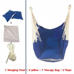 Mugav v&auml;liistumisk&otilde;iguk tool luksusliku puuvillase polsterduse ja kauni triibulise disainiga RoseRed Chair + 2 x RoseRed Pillow