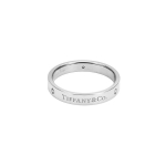 Tiffany & Co. Return To Tiffany kollektsioon 3 mm teemandiga s&otilde;rmus Meeste s&otilde;rmused Valge GRP02847 Box,4.5