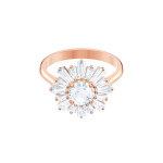 Swarovski Sunshine P&auml;evalill Roosa Kuld Kristall S&otilde;rmus Naiste s&otilde;rmus 5474918 Box (Random Color),58