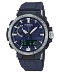 Casio Meeste Roostevabast Terasest 100M Veekindel Digitaalne Alarmi Kvartsikell PRW-60-2A sinine