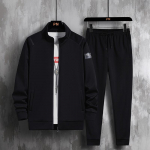4 v&auml;rvi vabaaja &uuml;likond, suur spordi&uuml;likond, kampsun + p&uuml;ksid, kaheosaline komplekt L -8xl 4XL must