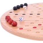 Wahoo Kividem&auml;ngu Lauakomplekt Ring 22 Laiad Kividem&auml;ngu T&auml;ispuidust Tamm DoubleSided Suurte 22mm Kivid ja T&auml;ringud Kaasas Per United States