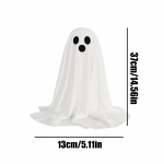 Kummituse kaunistused Halloweeni kaunistused valgusega &Otilde;udne kuju figuur veranda aia ukse laua s&uuml;giseseks koduakna seina jaoks