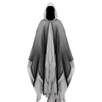 Halloweeni kapuutsiga keep t&auml;iskasvanutele, keskaegne n&otilde;ia v&otilde;luri keep, unisex vaimu cosplay, karje kost&uuml;&uuml;m kost&uuml;&uuml;mipidu, cosplay jaoks hall