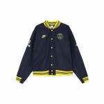 Nike Jalgpalli Varsity Jakk Paris Saint-Germain Autentsed Kesk&ouml;&ouml;sinine Kiiruskollane Meeste FQ7803-410 XL