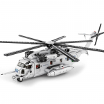 2192 TK CH-53E transpordikopteri ehitusklotsid Armee lennuk S&otilde;jaline h&auml;vitaja mudeli kokkupanekuklotsid Laste DIY m&auml;nguasjad Puhkusekingitus