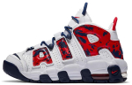 Nike Air More Uptempo Valge Sinine Punane Kamuflaaž GS CZ7885-100 37.5