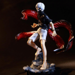 22cm Ghoul Anime Kuju Mudel Sipelga Mask N&auml;gu Vahetatav Kaneki Ken Auto Laua Kaunistus Kuju PVC Nukk M&auml;nguasi Lastele Kingitus