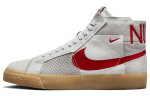Nike Sb Zoom Blazer Mid Premium Deconstructed Valge &Uuml;likoolipunane Kumm FD5113-100 36.5 gray