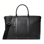 Michael Kors MK Hudson Reljeefse Logoga Nahast &Otilde;la-Crossbody Kott Meeste K&auml;ekotid Must 33F5LHDT4L-NERO Basic Set (Bag+Dust Bag) gray