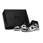 Jordan Air Jordan 1 Vintage Korvpallijalatsid Unisex Keskmise k&otilde;rgusega Must/Valge/Hall DQ8426-001(Team80-SBOX) 44