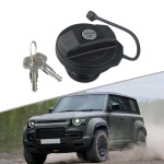 Lukustatav k&uuml;tusepaagi kork 2 v&otilde;tmega Land Roverile For Defender 90 110 130 OEM-osa number LR075664 LR032977 Asendusk&uuml;tusepaagi kork China Mainland black