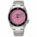 SEIKO x Roosa Panter Ei. 5. seeria SKX seeria 100m veekindel Kalender Sekundiosuti Stopper Automaatne/Manuaalne Mehaaniline mehhanism Terasest rihm 44,2 mm SBSA321 punane
