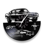 GT Auto Retro Vin&uuml;&uuml;lplaadist Seinakell Meeste Toa Magamistoa Superauto V&otilde;idus&otilde;iduauto Dekoratiivne Garaaži Seinakell Autohuvilise Kingitused