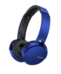 Sony juhtmevabad s&uuml;gava bassiga mudel Bluetooth sinised L k&otilde;rvaklapid, MDR-XB650BT &uuml;hilduvad, kokkupandavad, MDR-XB650BT sinine