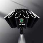 Automaatne vihmavari LED-taskulambi ja tagurpidi tulega Skoda Octavia 3 2 Superb 3 Kodiaq Fabia Kamiq Karoqile Autotarvikud