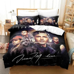 3D Tr&uuml;kitud Tokio Hotel Kaulitz B&auml;nd Mugav Tekikate Padjap&uuml;&uuml;r Voodipesu Komplekt Laste Magamistoa Kaunistus Kodutekstiil EU Single 135x200cm