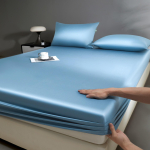 Veekindel ja plekikindel madratsikaitse: &Uuml;heosalise pingulduslinna uriinikaitsega 200x220cm Fitted Sheet