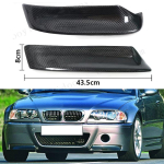 1 paar s&uuml;sinikkiust esiliistu difuusori spoilerit Esip&otilde;rniku jagaja huul BMW 3. seeriale E46 M3 1999 2000 2001 2002 2003-2006 1 Pair blue