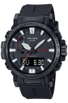 Pro Trek Climber Line P&auml;ikesetoitega Kell Biomassist Mustaga [Casio] Raadiojuhitav Plastik, PRW-61Y-1BJF, Meeste,