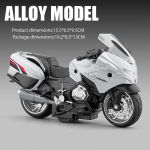 1:14 R1250RT Politsei Mootorratta Mudel Sulamist Valatud M&auml;nguauto Heli Tuli T&otilde;mmatav Tagasi Amortisaator Miniatuurne Mootorratas Laste Kingitus gray